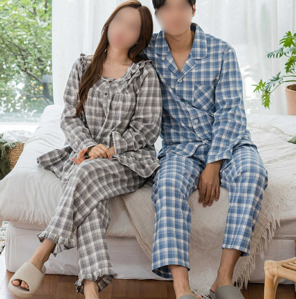 [New] TSP - 82 CARINA Cotton Couple Pajamas Set