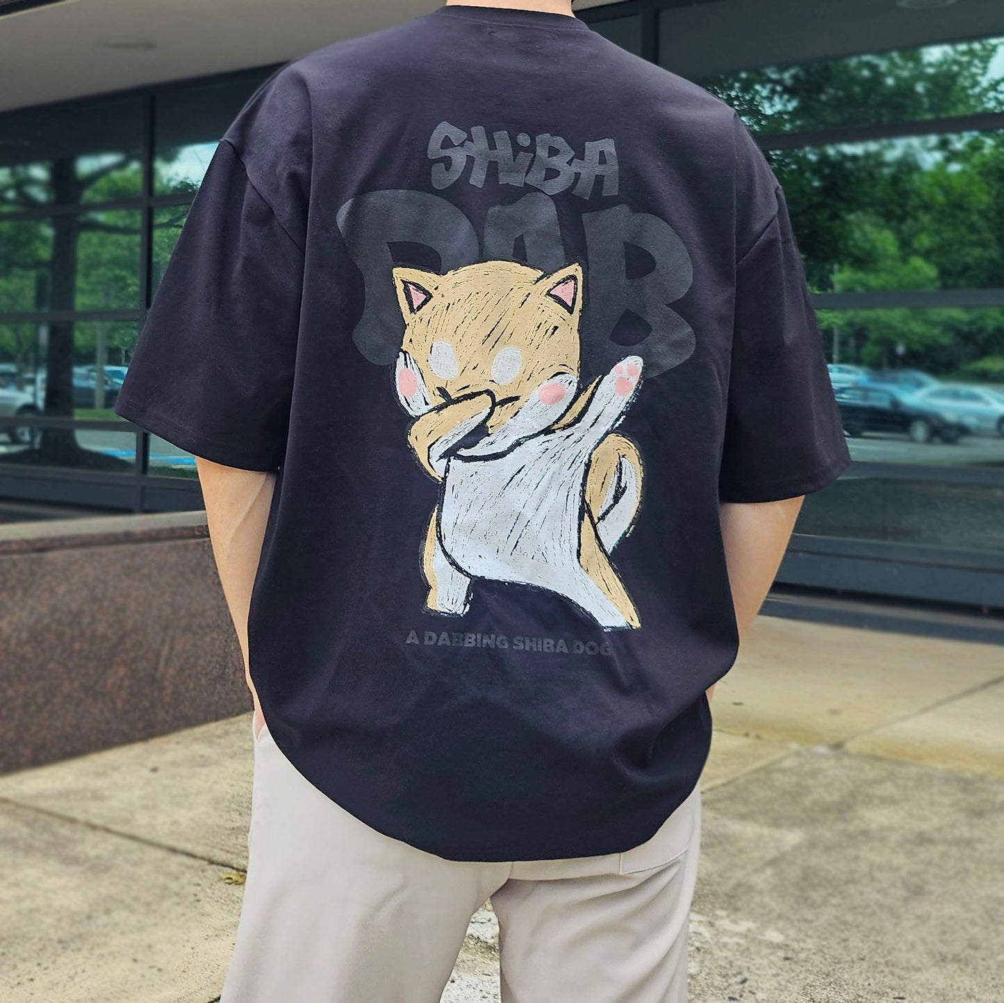 [HOT] TS-15 Shiba Inu DAB T-shirt