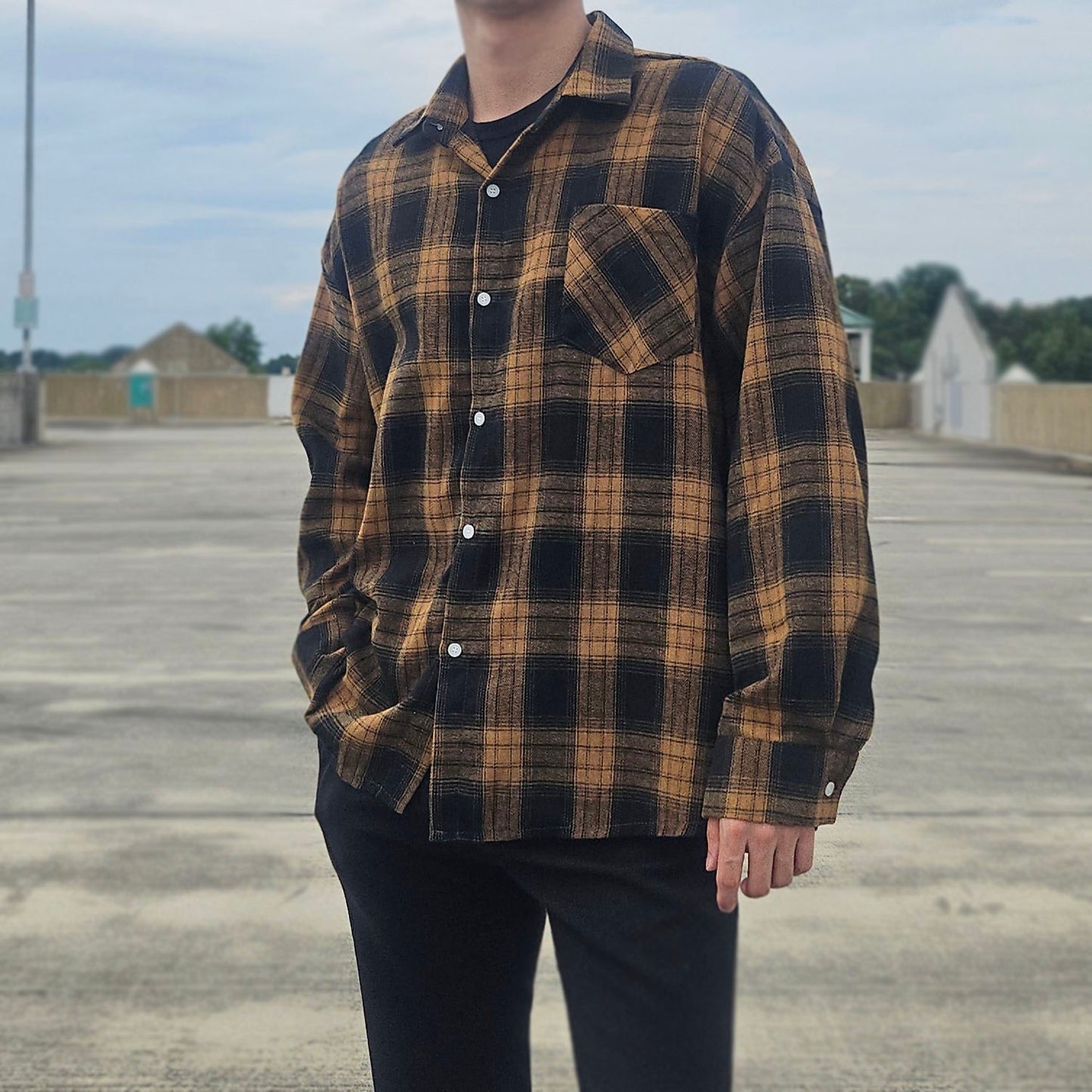 [Unisex] Air Check Casual Shirt