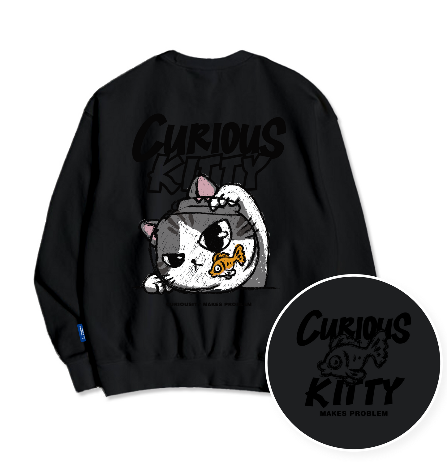 [Pre-Order] TSP - 29 F/W Curious Cat Sweatshirt