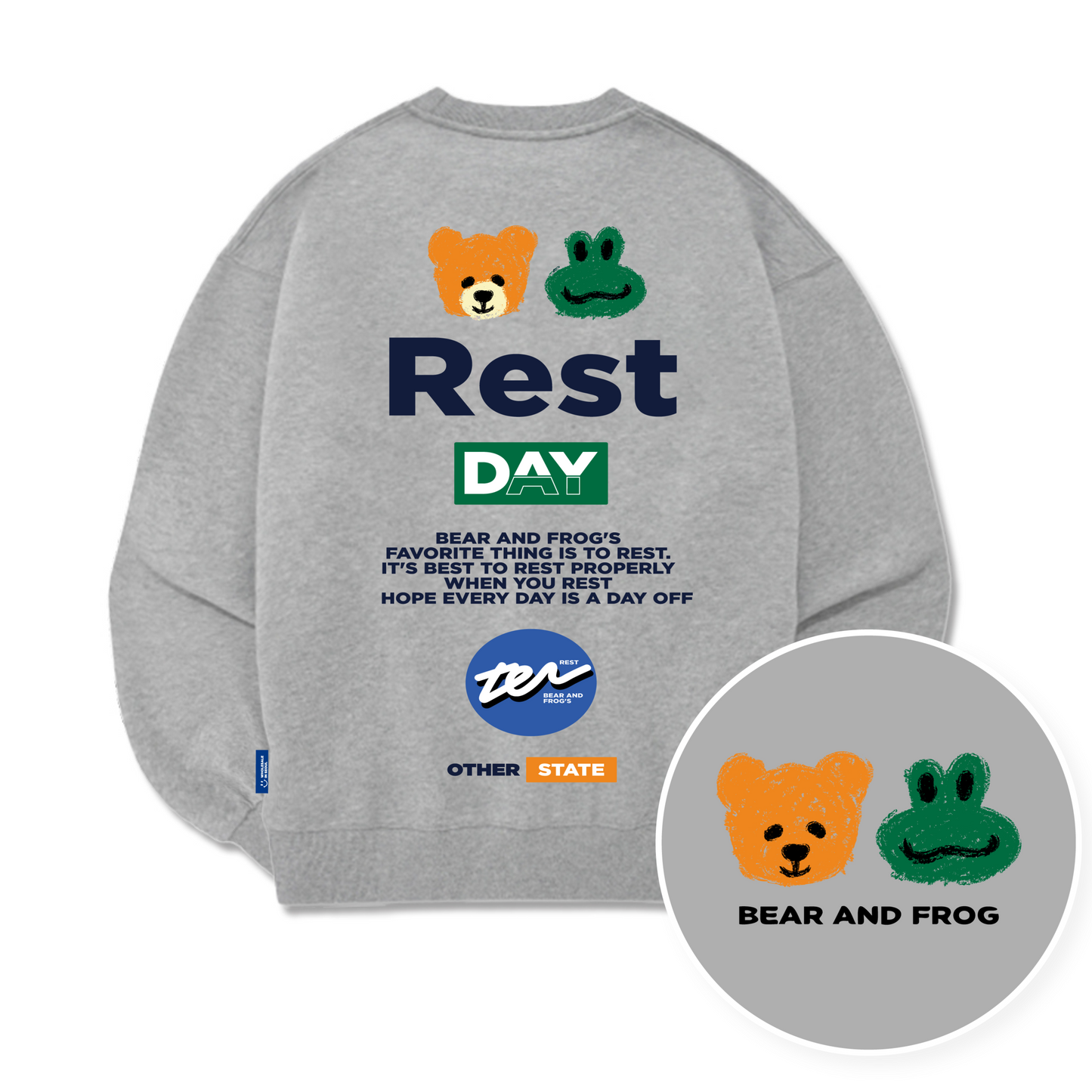 [Pre-Order] TSP - 34 F/W Bear & Frog Sweatshirt