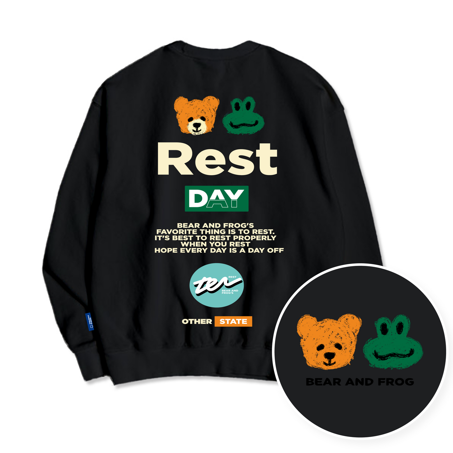 [Pre-Order] TSP - 34 F/W Bear & Frog Sweatshirt