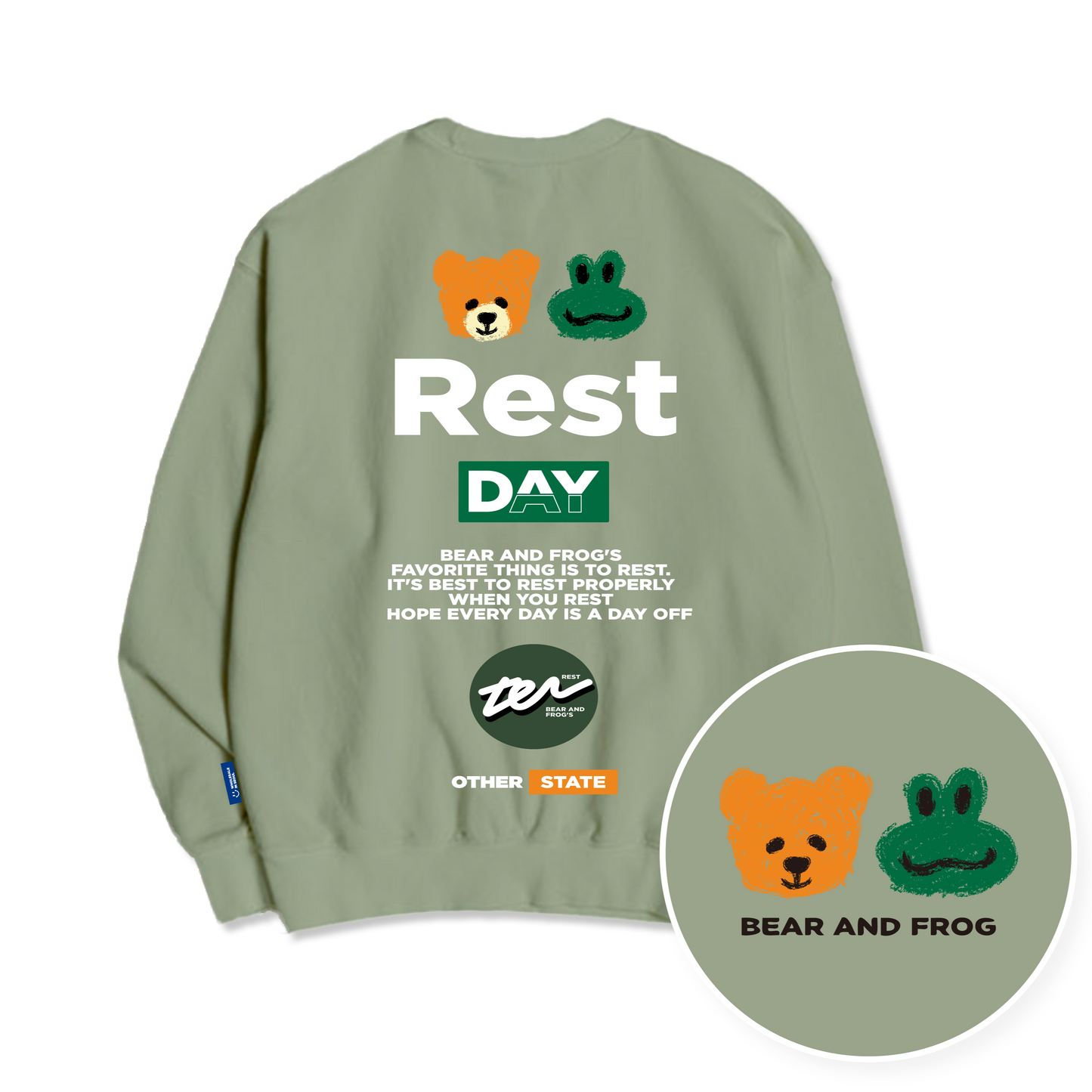 [Pre-Order] TSP - 34 F/W Bear & Frog Sweatshirt