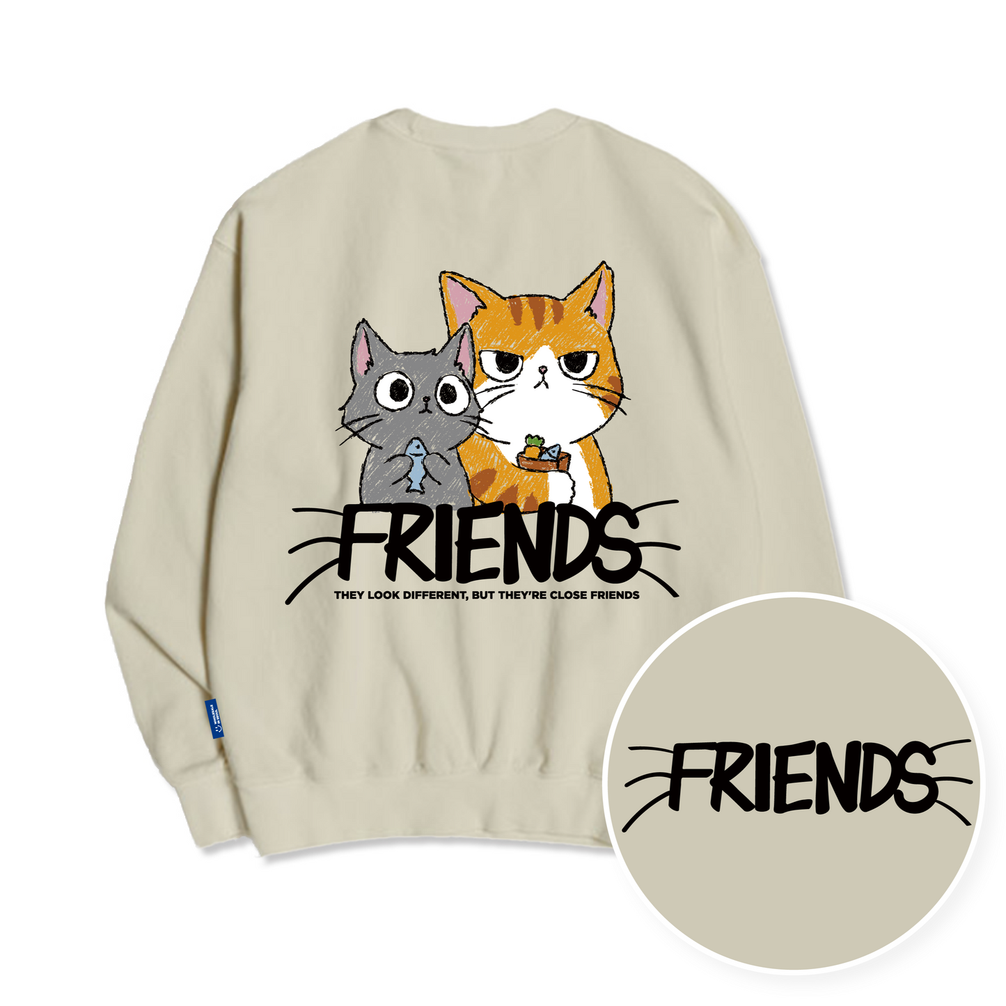 [NEW] TSP - 39 Friend Cat Sweatshirt