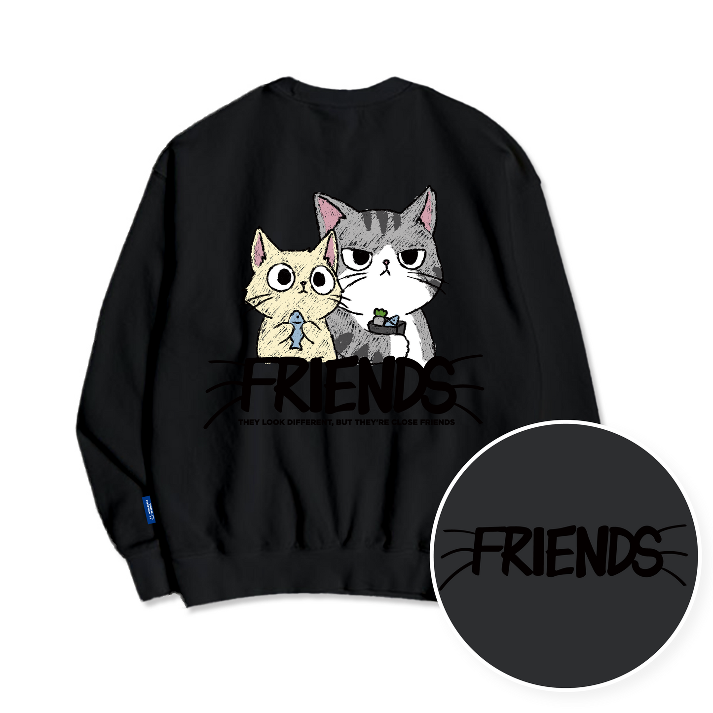 [NEW] TSP - 39 Friend Cat Sweatshirt