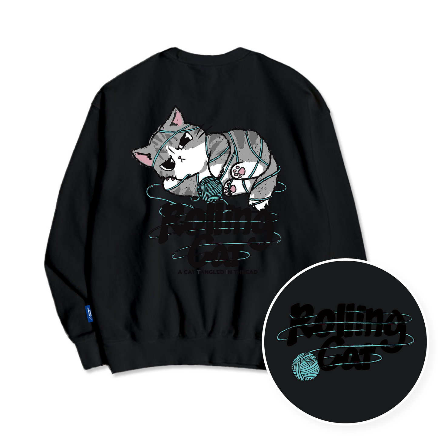 [NEW] TSP - 42 Skein Ball Cat Sweatshirt 