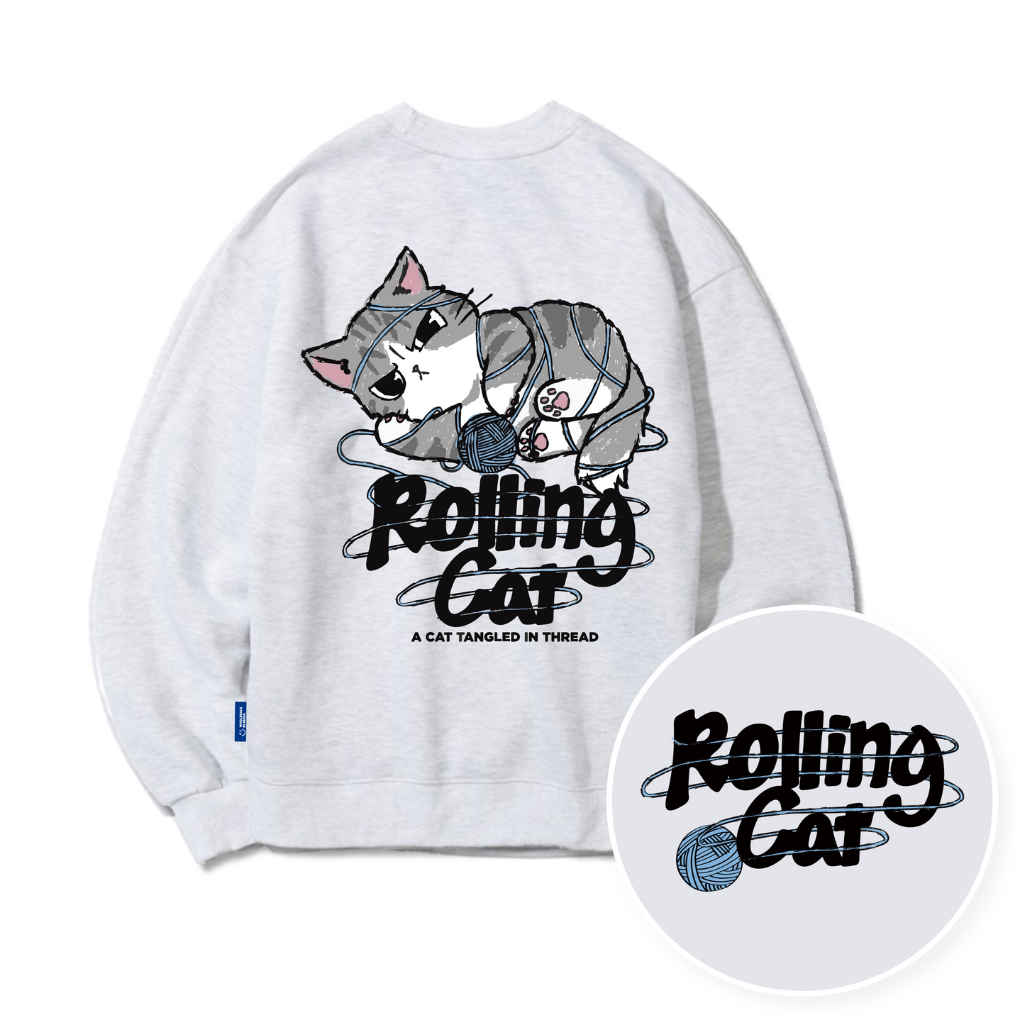 [NEW] TSP - 42 Skein Ball Cat Sweatshirt 