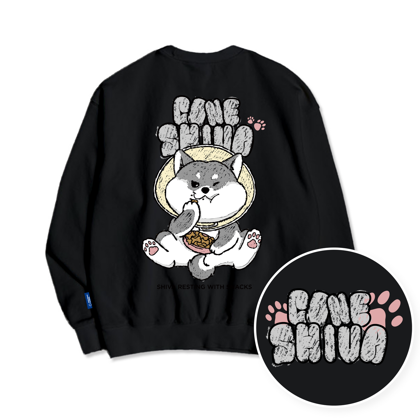 [HOT] TSP - 52 Shiba Inu Eating Snack Sweatshirt