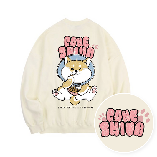 [HOT] TSP - 52 Shiba Inu Eating Snack Sweatshirt