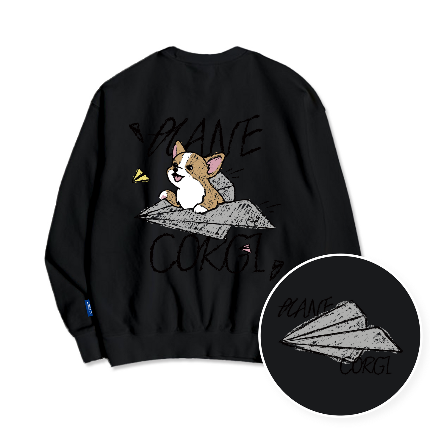 [HOT] TSP - 53 Paper Airplane Corgi Sweatshirt