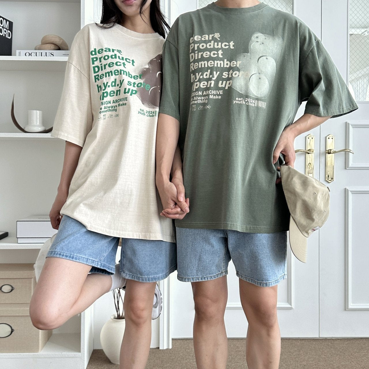 [NEW] TSP - 14 Pigment Jelly Bear Couple Short Sleeve T-shirt